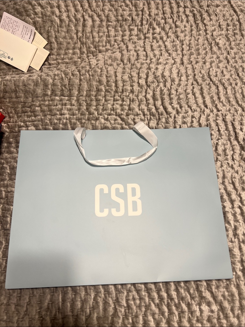 CSB Light Blue Gift/Shopping Bag